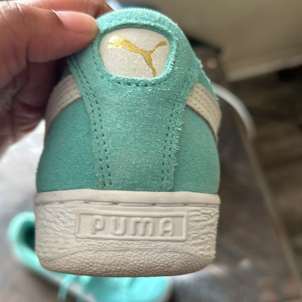 Women Mint/Teal Puma Sneakers - Picture 7 of 11